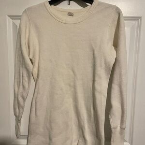 Vintage Penney’s Towncraft  100% Combed Cotton Thermal Long Sleeve shirt Size M